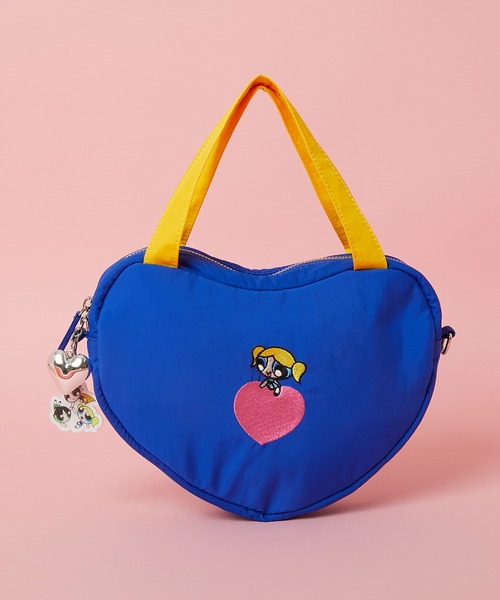 PR01.(ピーアールワン)の「【The Powerpuff Girls / パワーパフ ガールズ】 ハートバッグ(ハンドバッグ・レディース・ブルー/ピンク/グリーン・FREE)」の11枚目の写真