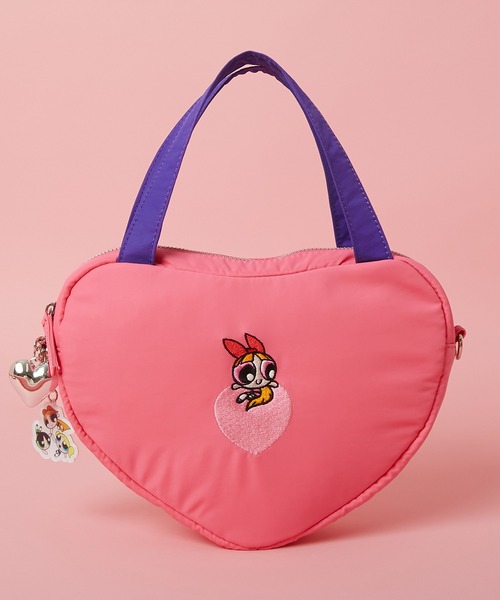 PR01.(ピーアールワン)の「【The Powerpuff Girls / パワーパフ ガールズ】 ハートバッグ(ハンドバッグ・レディース・ブルー/ピンク/グリーン・FREE)」の12枚目の写真