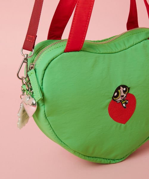 PR01.(ピーアールワン)の「【The Powerpuff Girls / パワーパフ ガールズ】 ハートバッグ(ハンドバッグ・レディース・ブルー/ピンク/グリーン・FREE)」の13枚目の写真
