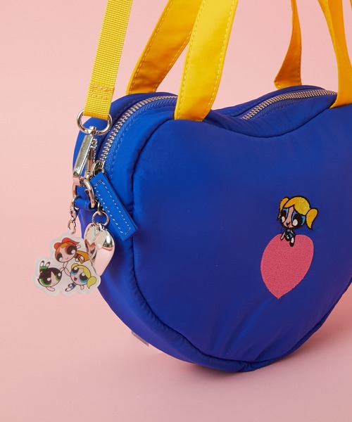 PR01.(ピーアールワン)の「【The Powerpuff Girls / パワーパフ ガールズ】 ハートバッグ(ハンドバッグ・レディース・ブルー/ピンク/グリーン・FREE)」の14枚目の写真