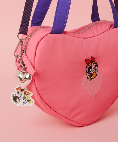 PR01.(ピーアールワン)の「【The Powerpuff Girls / パワーパフ ガールズ】 ハートバッグ(ハンドバッグ・レディース・ブルー/ピンク/グリーン・FREE)」の15枚目の写真