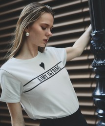 アプワイザー✴︎ビジューTシャツ Apuweiser-riche（アプワイザーリッシェ）の「ハートビジュー