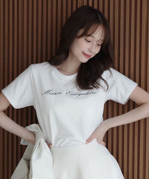 EIMY ISTOIRE｜エイミーイストワールのTシャツ/カットソー（ホワイト
