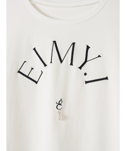 EIMY ISTOIRE(エイミーイストワール)の「【10柄展開】10周年 チャプター Tシャツ (10th Chapter T1-10) カットソー 半袖 ワンポイント ロゴ トップス(Tシャツ/カットソー・レディース・ホワイト系その他4/ホワイト系その他2/ブラック系その他2/ホワイト系その他6/ホワイト系その他5/ブラック/ホワイト系その他3/ホワイト系その他/ホワイト/ブラック系その他3/ブラック系その他/ブラック系その他4/ブラック系その他5/ホワイト系その他7/ブラック×ピンク/ホワイト×ピンク・F)」の20枚目の写真