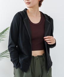 【C-FORT POINT/フォートポイント】【UVカット＆DRY機能付き】裏メッシュジップパーカー 軽量 吸汗速乾 紫外線対策 通気性 軽量 蒸れにくい デイリーユース アウトドア スポーツ
