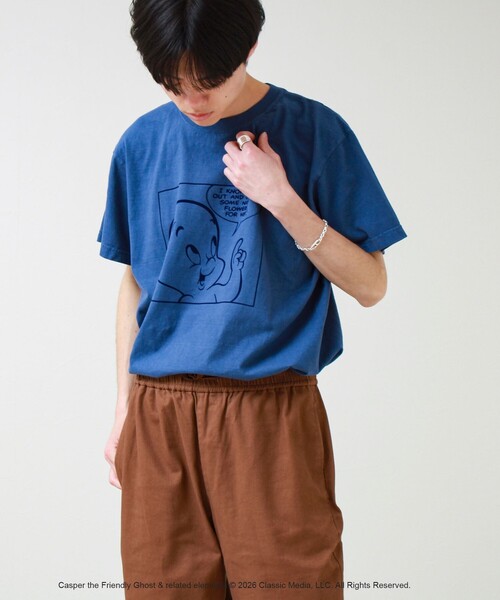 GOOD ROCK SPEED（グッドロックスピード）の「【GOOD ROCK SPEED】Casper / キャスパー / プリントTシャツ（Tシャツ/カットソー・メンズ・ブルー・L/M）」の6枚目の写真