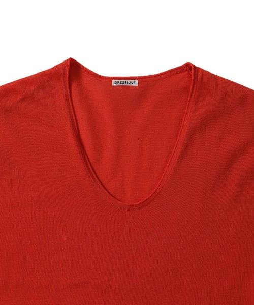 DRESSLAVE(ドレスレイブ)の「sheer knit tee(シアーニットTシャツ)(ニット/セーター・レディース・ホワイト/オレンジ・38)」の20枚目の写真