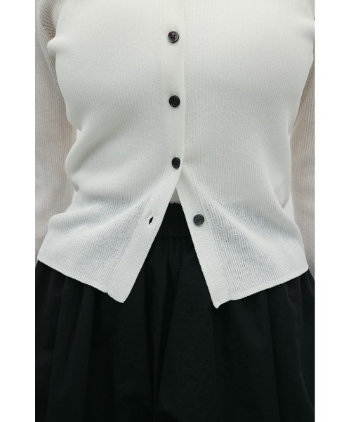 STYLEMIXER（スタイルミキサー）の「スキッパーニットトップ（ニット/セーター・レディース・ミント/ホワイト/ブラック・FREE）」の9枚目の写真