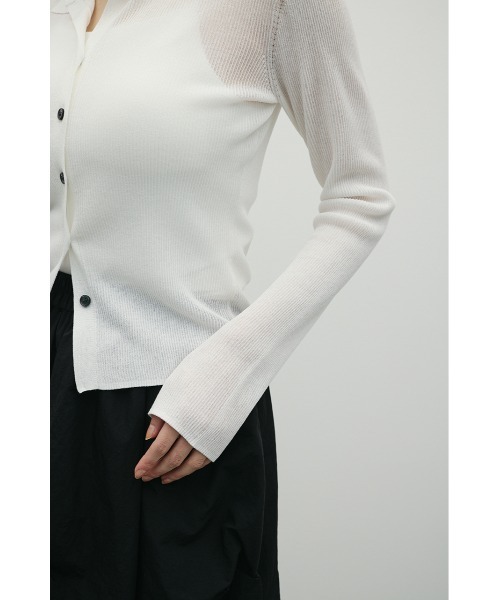 STYLEMIXER（スタイルミキサー）の「スキッパーニットトップ（ニット/セーター・レディース・ミント/ホワイト/ブラック・FREE）」の10枚目の写真