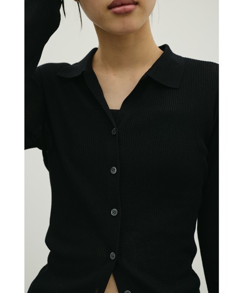 STYLEMIXER（スタイルミキサー）の「スキッパーニットトップ（ニット/セーター・レディース・ミント/ホワイト/ブラック・FREE）」の18枚目の写真