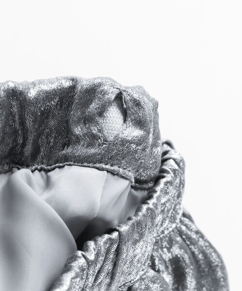 BRANSHES（ブランシェス）の「【b.+A】金子綾/バルーンスカート（スカート・キッズ・シルバー/ブラック・L/XL/M/S）」の7枚目の写真