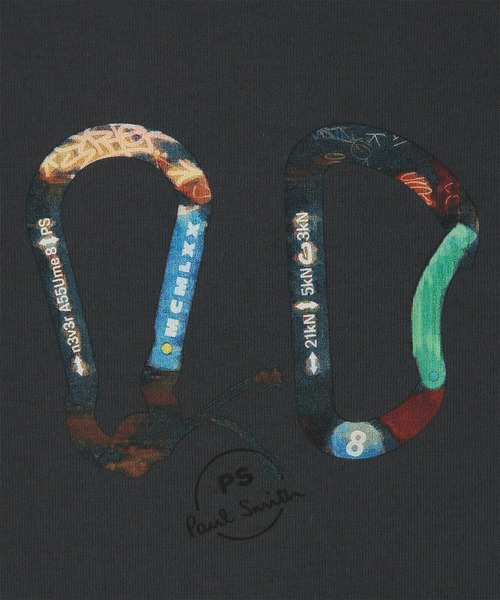 PS Paul Smith(ピーエスポールスミス)の「カラビナグラフィック 半袖Tシャツ / 162554 011R(Tシャツ/カットソー・メンズ・チャコールグレー/ダークオレンジ/ホワイト・SMALL/MEDIUM/LARGE/X-LARGE/XX-LARGE)」の9枚目の写真