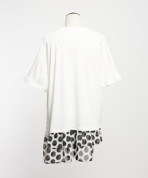 gomme(ゴム)の「リンクスヘムダブルT(Tシャツ/カットソー・レディース・ブラック/ホワイト/パープル・MEDIUM)」の19枚目の写真