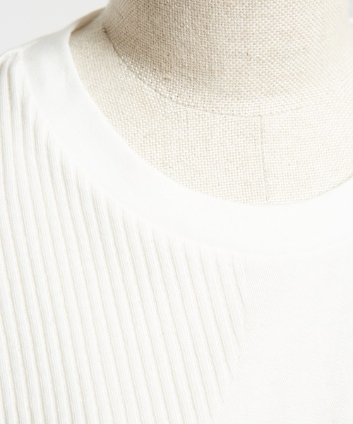 gomme(ゴム)の「リンクスヘムダブルT(Tシャツ/カットソー・レディース・ブラック/ホワイト/パープル・MEDIUM)」の22枚目の写真
