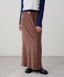 Kastane（カスタネ）の「【一部店舗限定/4色展開】B パイルロングスカート（スカート）」