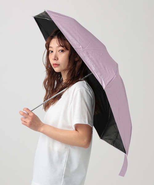 BAYFLOW(ベイフロー)の「【CHARIS】PERFUME Colon晴雨兼用折傘50cm(WEB限定)/遮光率100%/UVカット率100%/UPF50+/遮熱効果/撥水加工/耐水圧2200mm以上/晴雨兼用(折りたたみ傘・レディース・ブラック/レッド/ホワイト・0)」の3枚目の写真