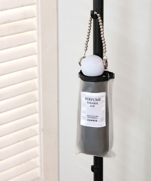 BAYFLOW(ベイフロー)の「【CHARIS】PERFUME Colon晴雨兼用折傘50cm(WEB限定)/遮光率100%/UVカット率100%/UPF50+/遮熱効果/撥水加工/耐水圧2200mm以上/晴雨兼用(折りたたみ傘・レディース・ブラック/レッド/ホワイト・0)」の2枚目の写真