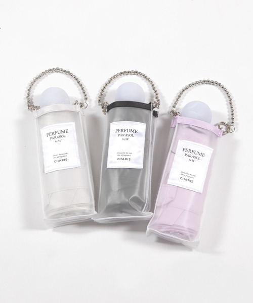 BAYFLOW(ベイフロー)の「【CHARIS】PERFUME Colon晴雨兼用折傘50cm(WEB限定)/遮光率100%/UVカット率100%/UPF50+/遮熱効果/撥水加工/耐水圧2200mm以上/晴雨兼用(折りたたみ傘・レディース・ブラック/レッド/ホワイト・0)」の4枚目の写真
