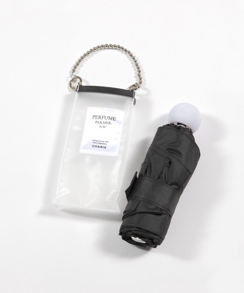 BAYFLOW(ベイフロー)の「【CHARIS】PERFUME Colon晴雨兼用折傘50cm(WEB限定)/遮光率100%/UVカット率100%/UPF50+/遮熱効果/撥水加工/耐水圧2200mm以上/晴雨兼用(折りたたみ傘・レディース・ブラック/レッド/ホワイト・0)」の5枚目の写真