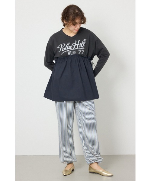 RODEO CROWNS WIDE BOWL(ロデオクラウンズワイドボウル)の「フレアドッキングトップス(その他トップス・レディース・オフホワイト/チャコールグレー/ライトグリーン・FREE)」の7枚目の写真