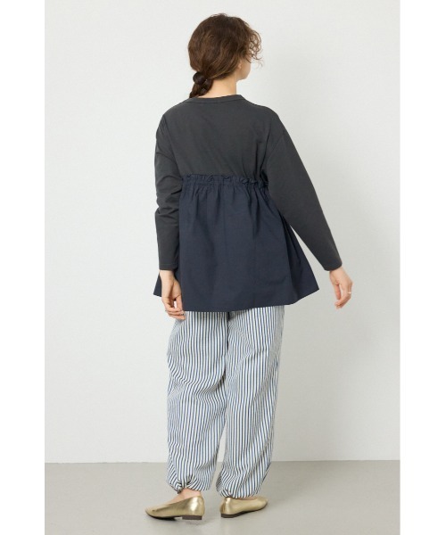 RODEO CROWNS WIDE BOWL(ロデオクラウンズワイドボウル)の「フレアドッキングトップス(その他トップス・レディース・オフホワイト/チャコールグレー/ライトグリーン・FREE)」の8枚目の写真