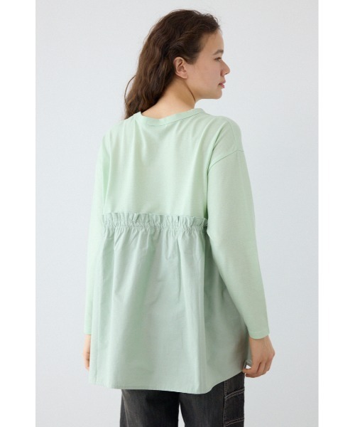 RODEO CROWNS WIDE BOWL(ロデオクラウンズワイドボウル)の「フレアドッキングトップス(その他トップス・レディース・オフホワイト/チャコールグレー/ライトグリーン・FREE)」の11枚目の写真