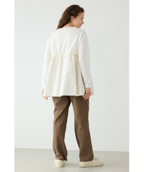 RODEO CROWNS WIDE BOWL(ロデオクラウンズワイドボウル)の「フレアドッキングトップス(その他トップス・レディース・オフホワイト/チャコールグレー/ライトグリーン・FREE)」の18枚目の写真