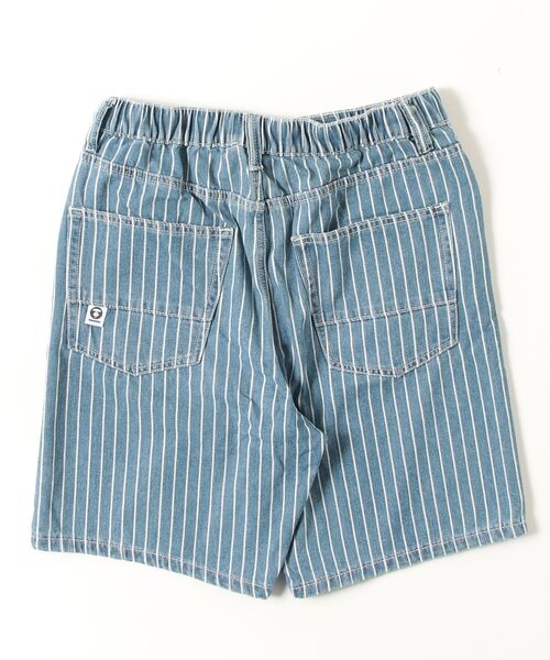 AAPE BY A BATHING APE(エーエイプバイアベイシングエイプ)の「AAPE NOW DENIM SHORTS(stripe)(デニムパンツ・メンズ・ブルー系その他・MEDIUM/X-LARGE/SMALL/LARGE)」の3枚目の写真