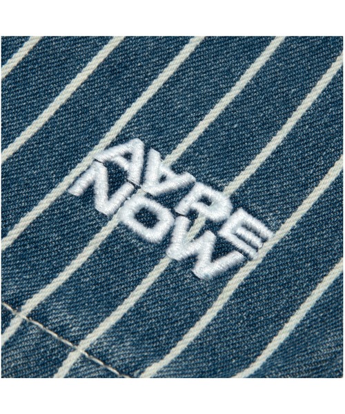 AAPE BY A BATHING APE(エーエイプバイアベイシングエイプ)の「AAPE NOW DENIM SHORTS(stripe)(デニムパンツ・メンズ・ブルー系その他・MEDIUM/X-LARGE/SMALL/LARGE)」の4枚目の写真