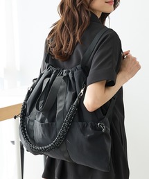 Honeys（ハニーズ）の「【非フッ素撥水加工】マルチｗａｙナップサック（バックパック/リュック）」