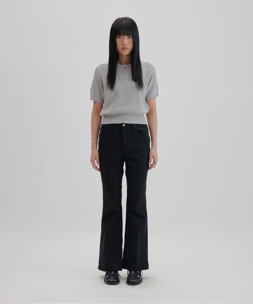 NONBLANK(ノンブランク)の「ラグランハーフスリーブカラーニット_GREY(ニット/セーター・レディース・その他・LARGE/MEDIUM/SMALL/X-LARGE)」の22枚目の写真