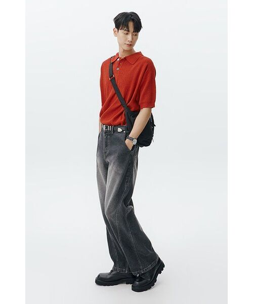 NONBLANK(ノンブランク)の「ラグランハーフスリーブカラーニット_GREY(ニット/セーター・レディース・その他・LARGE/MEDIUM/SMALL/X-LARGE)」の18枚目の写真