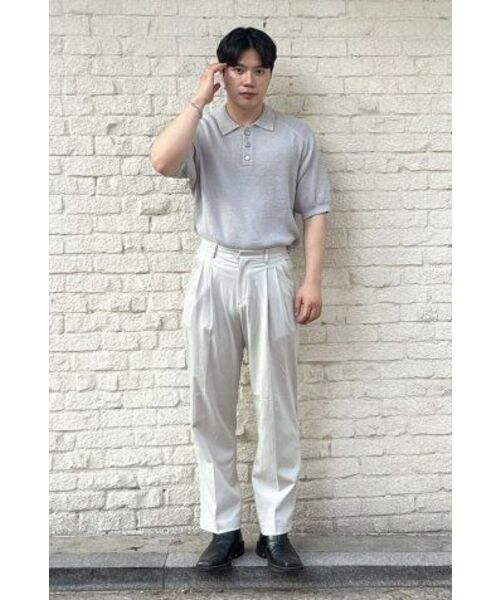 NONBLANK(ノンブランク)の「ラグランハーフスリーブカラーニット_GREY(ニット/セーター・レディース・その他・LARGE/MEDIUM/SMALL/X-LARGE)」の15枚目の写真
