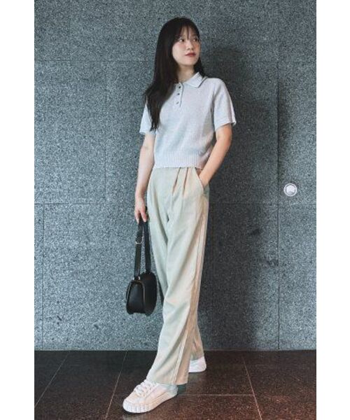 NONBLANK(ノンブランク)の「ラグランハーフスリーブカラーニット_GREY(ニット/セーター・レディース・その他・LARGE/MEDIUM/SMALL/X-LARGE)」の14枚目の写真