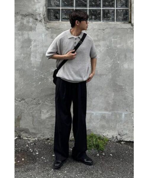 NONBLANK(ノンブランク)の「ラグランハーフスリーブカラーニット_GREY(ニット/セーター・レディース・その他・LARGE/MEDIUM/SMALL/X-LARGE)」の11枚目の写真
