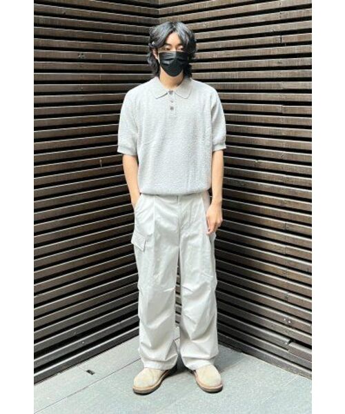 NONBLANK(ノンブランク)の「ラグランハーフスリーブカラーニット_GREY(ニット/セーター・レディース・その他・LARGE/MEDIUM/SMALL/X-LARGE)」の6枚目の写真