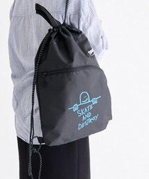 THRASHER（スラッシャー）の「ナップサック 2way ストリート ブラック メンズ（バックパック/リュック）」