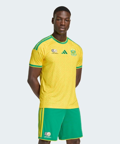 adidas(アディダス)の「南アフリカ代表 26 ホーム レプリカ ユニフォーム / ジャージ / アディダス adidas(ジャージ・メンズ・イエロー・XX-LARGE/LARGE/MEDIUM/X-LARGE)」の1枚目の写真