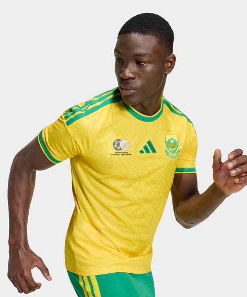 adidas(アディダス)の「南アフリカ代表 26 ホーム レプリカ ユニフォーム / ジャージ / アディダス adidas(ジャージ・メンズ・イエロー・XX-LARGE/LARGE/MEDIUM/X-LARGE)」の4枚目の写真