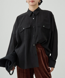 IENA LA BOUCLE | IENA LA BOUCLE フィブリルシアーシャツ(シャツ/ブラウス)