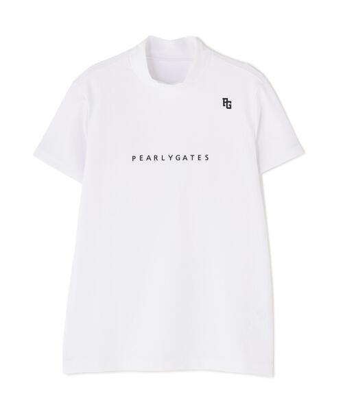 PEARLY GATES(パーリーゲイツ)の「4WAYストレッチリップル半袖ハイネックカットソー(Tシャツ/カットソー・レディース・ピンク/ホワイト/ネイビー・SMALL/MEDIUM/LARGE)」の12枚目の写真