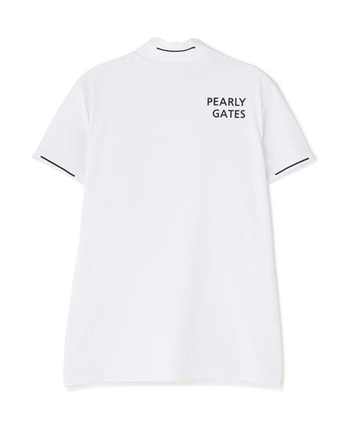 PEARLY GATES(パーリーゲイツ)の「4WAYストレッチリップル半袖ハイネックカットソー(Tシャツ/カットソー・レディース・ピンク/ホワイト/ネイビー・SMALL/MEDIUM/LARGE)」の13枚目の写真