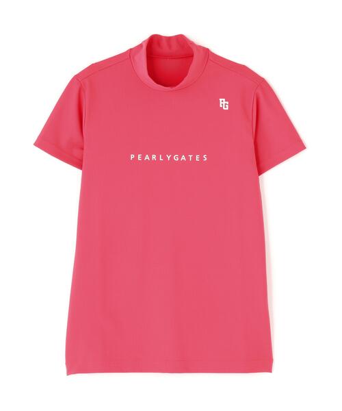 PEARLY GATES(パーリーゲイツ)の「4WAYストレッチリップル半袖ハイネックカットソー(Tシャツ/カットソー・レディース・ピンク/ホワイト/ネイビー・SMALL/MEDIUM/LARGE)」の18枚目の写真