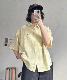 U.S. POLO ASSN.（ユーエスポロアッスン）の「シアサッカー半袖シャツ（シャツ/ブラウス）」