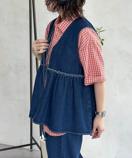 U.S. POLO ASSN.(ユーエスポロアッスン)の「シアサッカー半袖シャツ(シャツ/ブラウス・レディース・ホワイト/レッド/ブラウン/グリーン/アイボリー/ブルー/イエロー/ネイビー・MEDIUM/LARGE)」の12枚目の写真