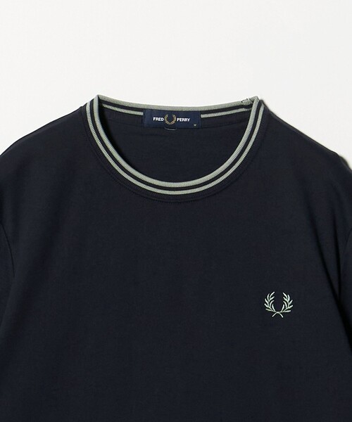 FRED PERRY(フレッドペリー)の「<FRED PERRY>ツインティップ Tシャツ(Tシャツ/カットソー・メンズ・オフホワイト/オリーブ/ネイビー/ブラック・M/XL/L)」の18枚目の写真