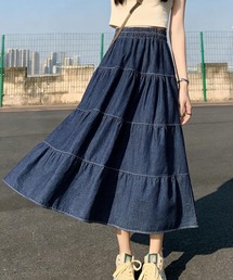 2ly2(�g�D�[���[�g�D�[)�̃f�j�� �e�B�A�[�h�����O�X�J�[�g / �E�G�X�g�S�� �t���A�X�J�[�g(�f�j���X�J�[�g)