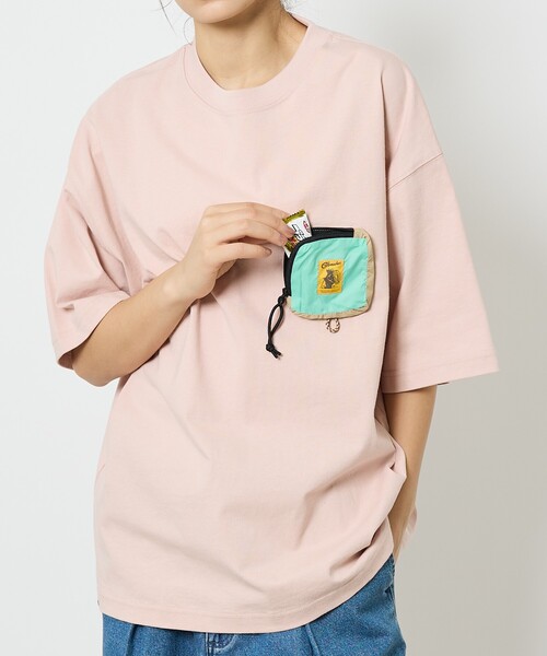 COBMASTER(コブマスター)の「【COBMASTER / コブマスター】Zip Wallet Loose Tシャツ / ジップウォレット 付きTシャツ/ユニセックス(Tシャツ/カットソー・メンズ・ブラック/ホワイト/ピンク・M/L)」の11枚目の写真
