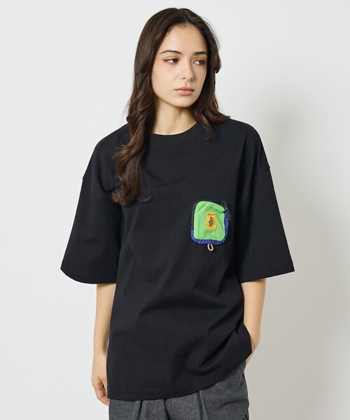COBMASTER(コブマスター)の「【COBMASTER / コブマスター】Zip Wallet Loose Tシャツ / ジップウォレット 付きTシャツ/ユニセックス(Tシャツ/カットソー・メンズ・ブラック/ホワイト/ピンク・M/L)」の7枚目の写真