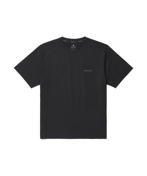 Snow Peak(スノーピーク)の「Snow Peak / Quick-Dry Lettering S/S T-Shirt クイックドライ レタリング S/S Tシャツ 海外限定(Tシャツ/カットソー・メンズ・スミクロ/ホワイト/グレイッシュブルー・M/L/XL/2XL)」の5枚目の写真